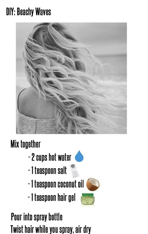 Best ideas about DIY Beach Hair Spray
. Save or Pin DIY Salt Water Spray with coconut oil Now.