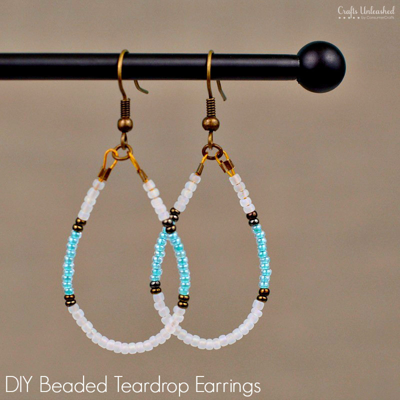 Best ideas about DIY Beaded Earrings
. Save or Pin DIY Beaded Earrings Teardrop Tutorial Crafts Unleashed Now.