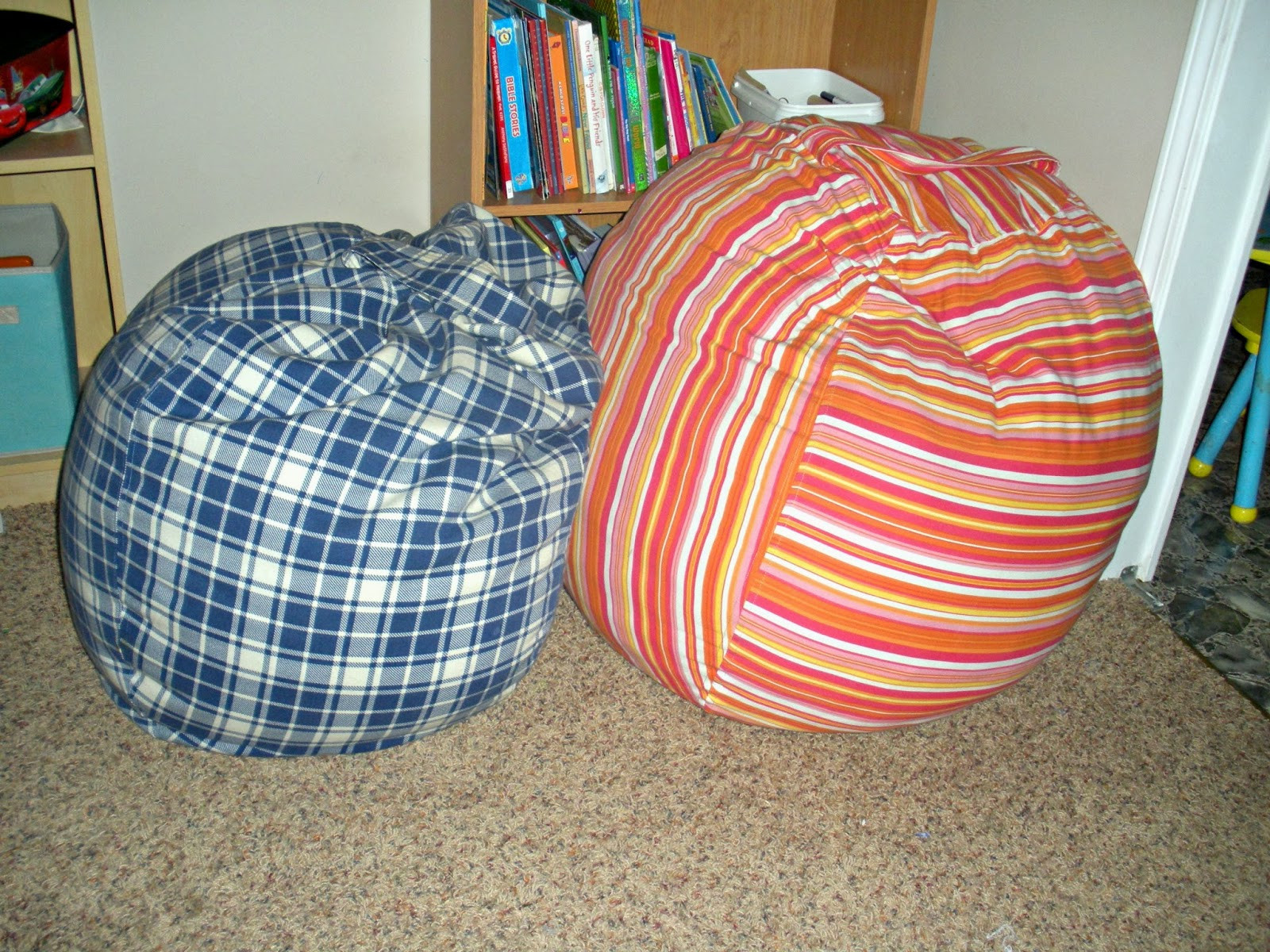 Best ideas about DIY Bean Bag
. Save or Pin Paper Tape & Pins DIY Rollie Pollie Bean Bag Chairs 3 Now.