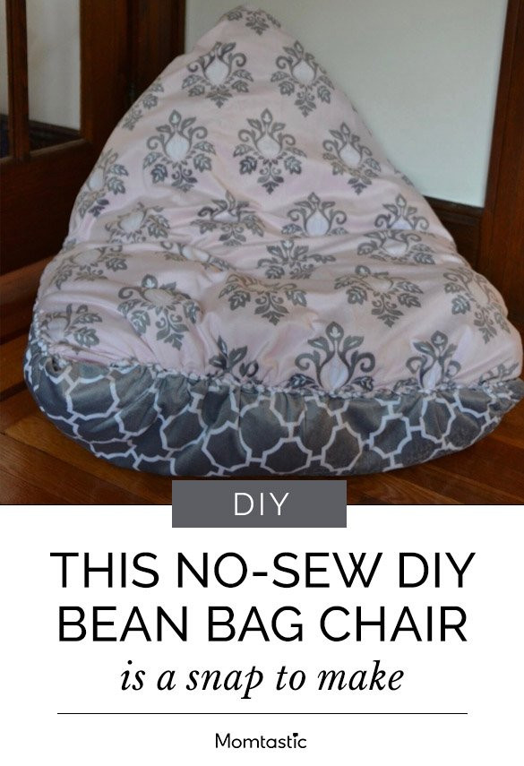 Best ideas about DIY Bean Bag Chair
. Save or Pin This No Sew DIY Bean Bag Chair Is A Snap To Make Now.