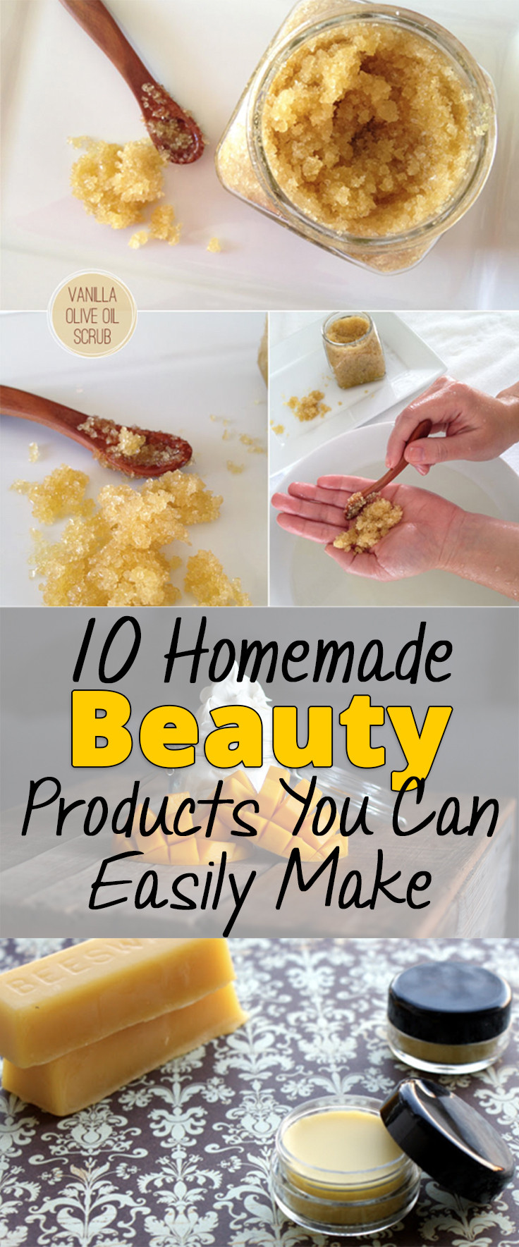Best ideas about DIY Beauty Products
. Save or Pin 10 Homemade Beauty Products You Can Easily Make Brick Now.