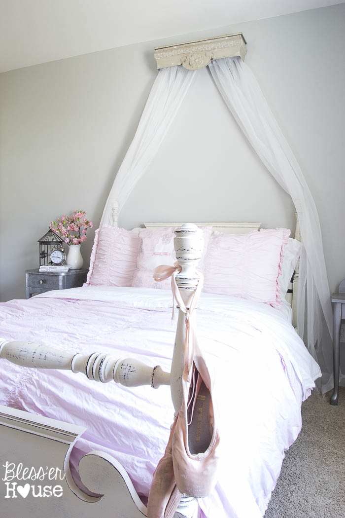 Best ideas about DIY Bed Canopy
. Save or Pin DIY Canopy Crown from a Repurposed Shelf Now.