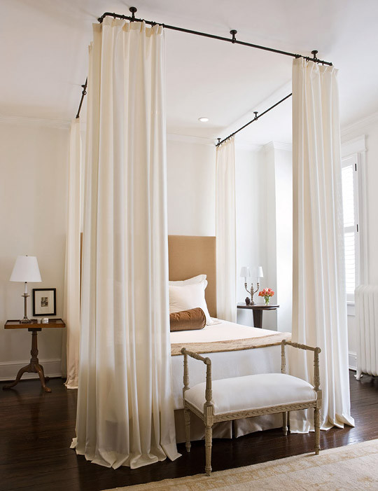 Best ideas about DIY Bed Curtain
. Save or Pin Dramatic Bed Canopies and Draperies Now.