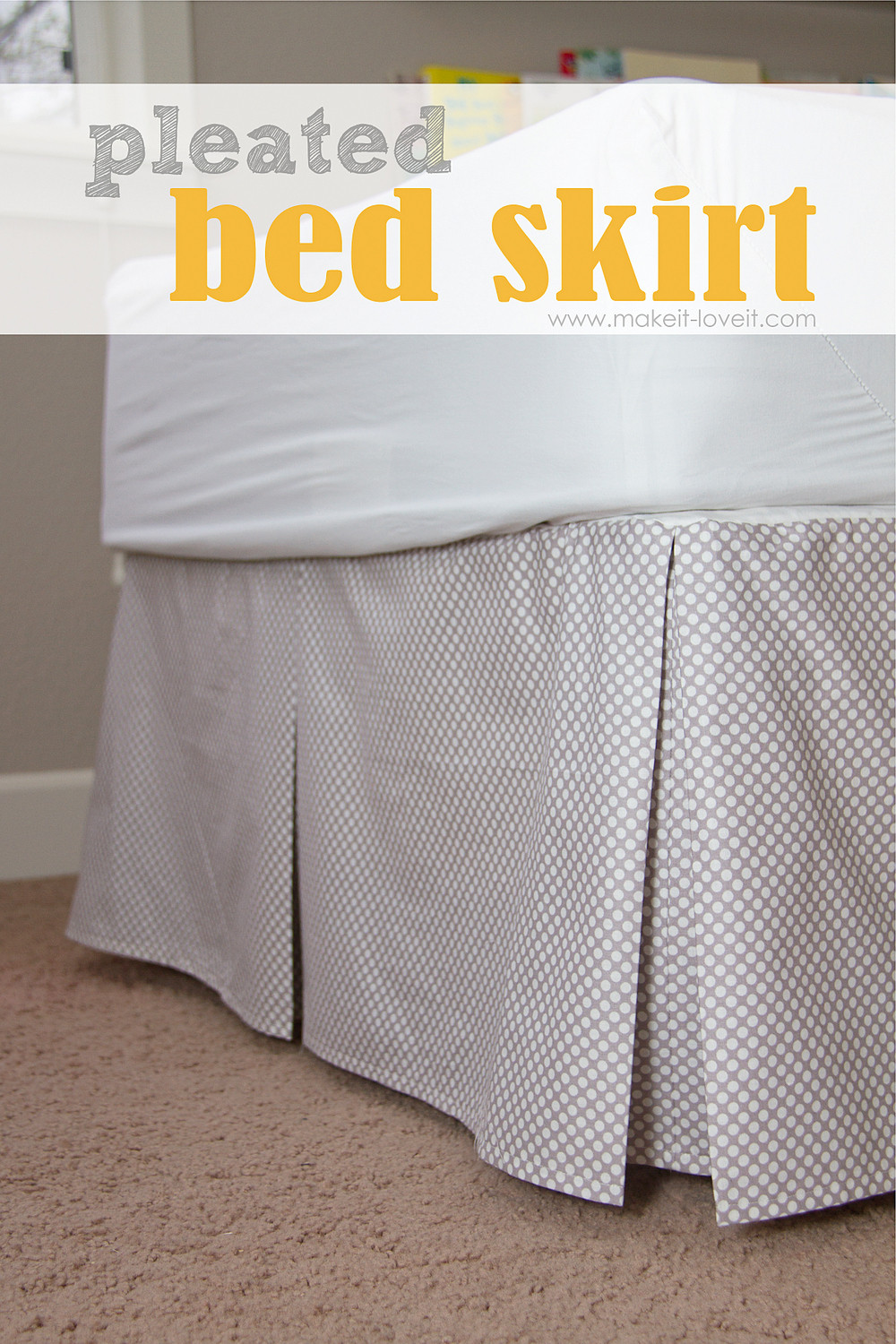 Best ideas about DIY Bed Skirts
. Save or Pin DIY Pleated Bed Skirt Now.