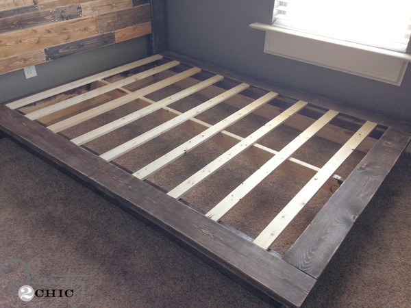 Best ideas about DIY Bed Slats
. Save or Pin Easy DIY Platform Bed Shanty 2 Chic Now.