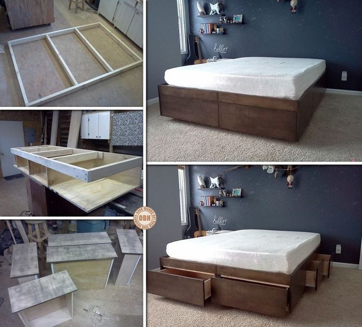 Best ideas about DIY Bed With Drawers
. Save or Pin Free Bed Frame Plans With Drawers WoodWorking Projects Now.