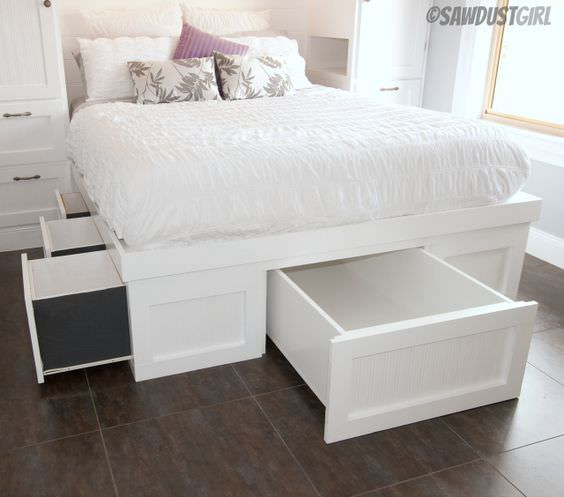 Best ideas about DIY Bed With Drawers
. Save or Pin DIY Storage Beds • The Bud Decorator Now.