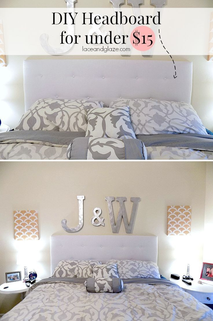 Best ideas about DIY Bedding Ideas
. Save or Pin DIY Headboard for under $15 beds Now.