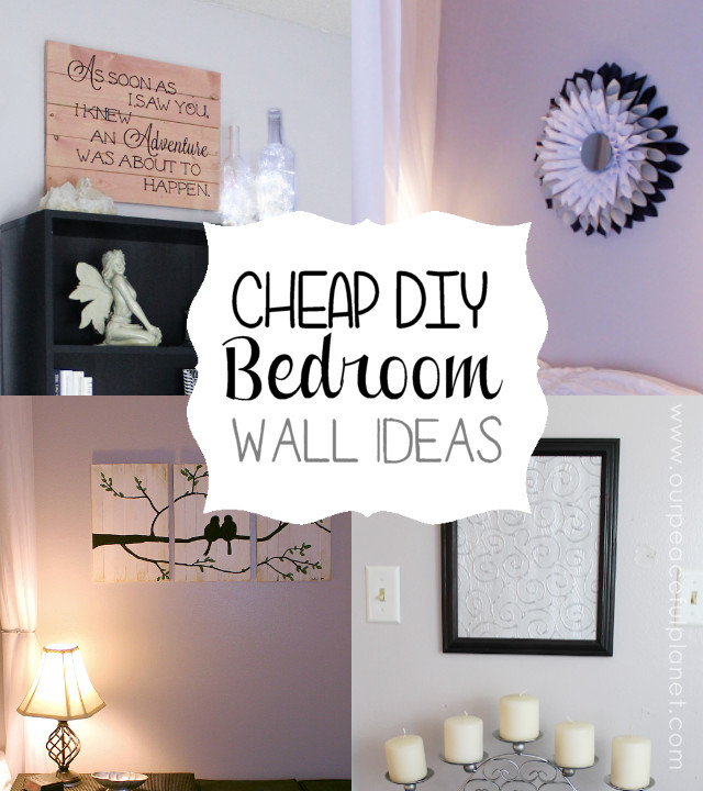 Best ideas about DIY Bedroom Ideas For Small Rooms
. Save or Pin Cheap & Classy DIY Bedroom Wall Ideas Now.