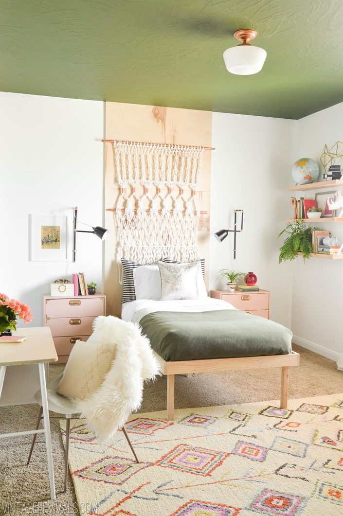 Best ideas about DIY Bedroom Makeover Ideas
. Save or Pin Macie’s Boho Bedroom Makeover Reveal Vintage Revivals Now.