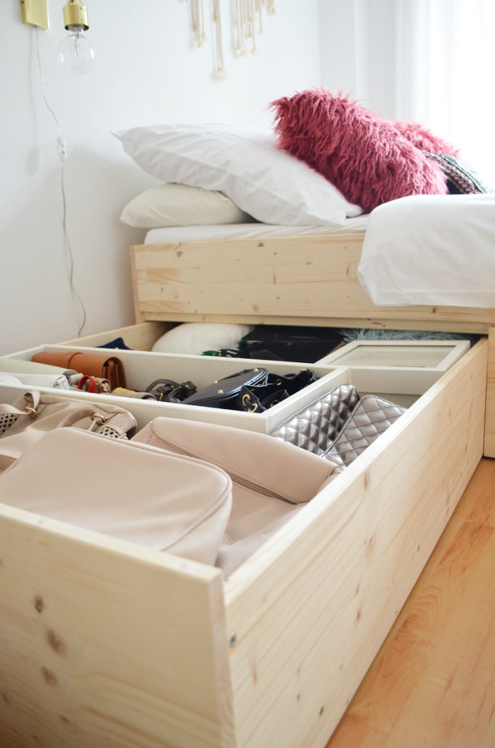 Best ideas about DIY Beds With Storage
. Save or Pin DIY Minimalistisches Stauraumbett Now.