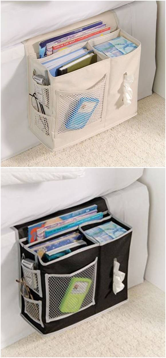 Best ideas about DIY Bedside Caddy
. Save or Pin DIY Hanging Bedside Organizer Now.