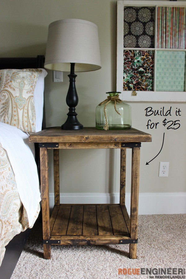 Best ideas about DIY Bedside Table Plans
. Save or Pin Remodelaholic Now.