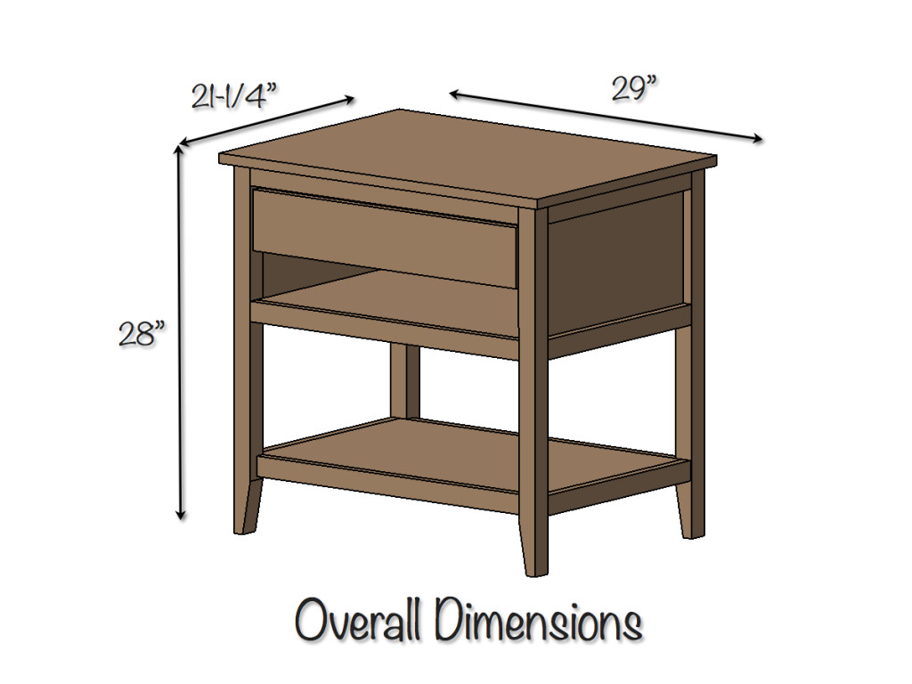 Best ideas about DIY Bedside Table Plans
. Save or Pin DIY Bedside Table with Drawer and Shelf Now.