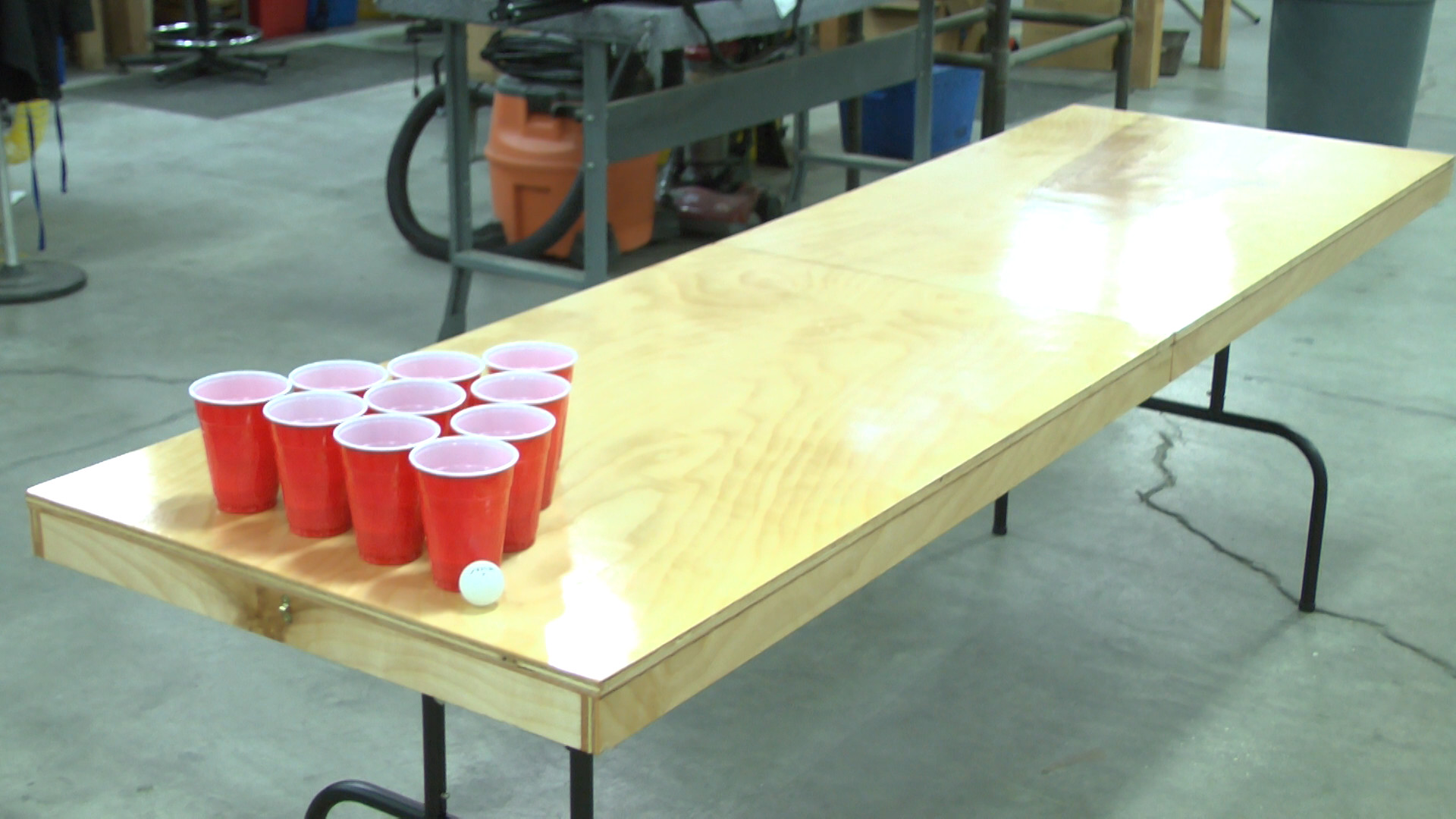 Best ideas about DIY Beer Pong Table
. Save or Pin Win This Beer Pong Table – eReplacementParts DIY Blog Now.