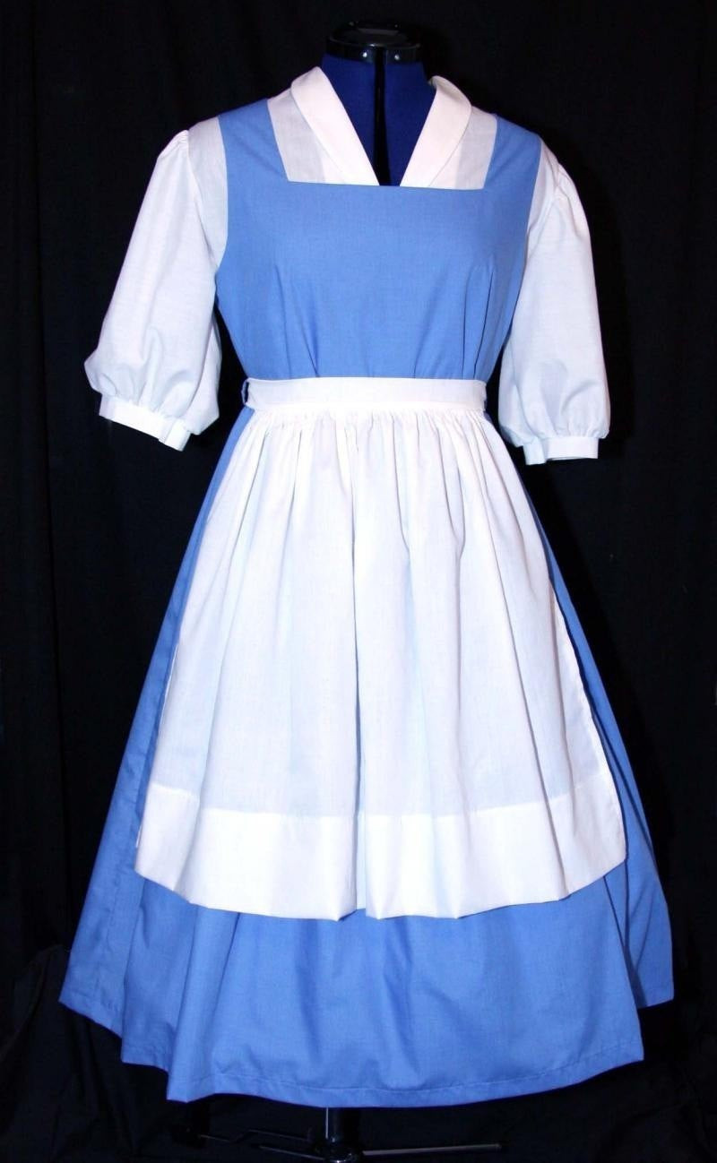 Best ideas about DIY Belle Costume Blue Dress
. Save or Pin ADULT Blue BELLE Blue Provincial Costume CUSTOM Size Now.