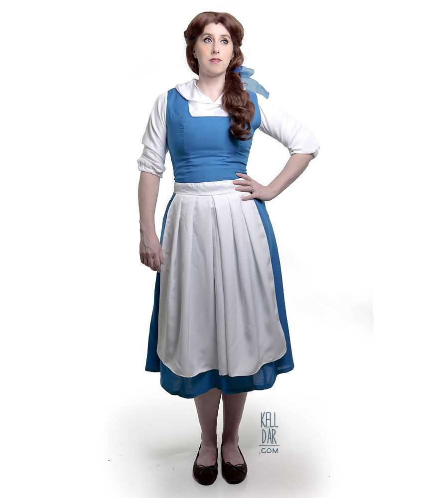 Best ideas about DIY Belle Costume Blue Dress
. Save or Pin Belle blue peasant dress costume Sewing tutorial Maybe Now.