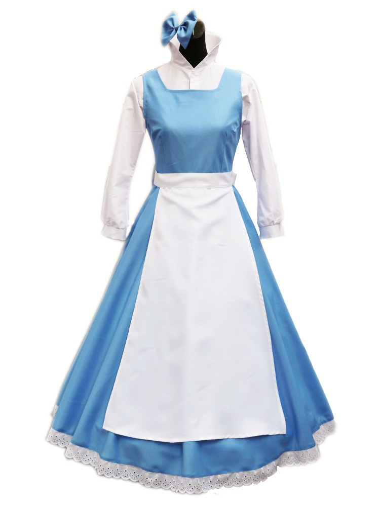 Best ideas about DIY Belle Costume Blue Dress
. Save or Pin Beauty and the Beast Belle Blue Maid Dress Women s Costume Now.