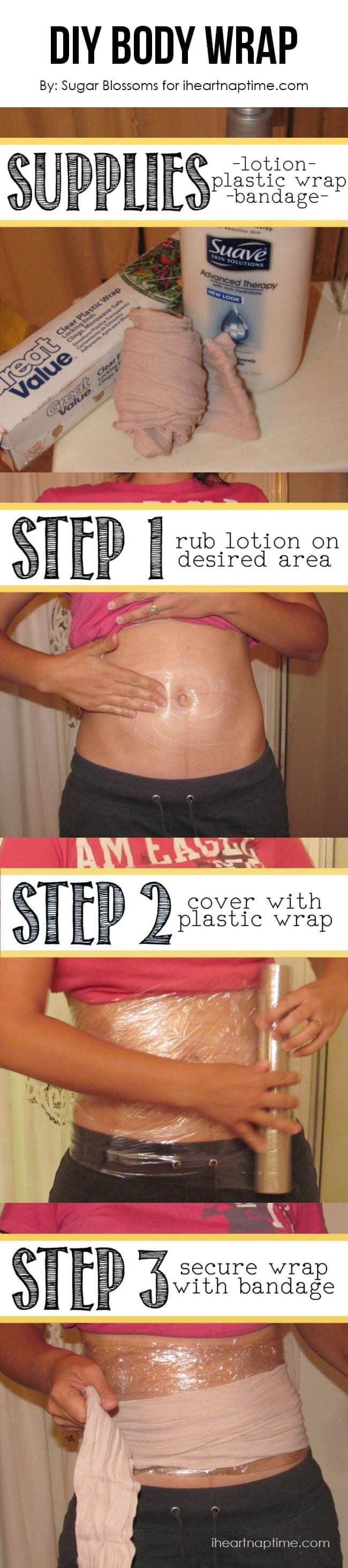 Best ideas about DIY Belly Wrap
. Save or Pin DIY Body Wrap Lose up to 1 inch over night I Heart Now.