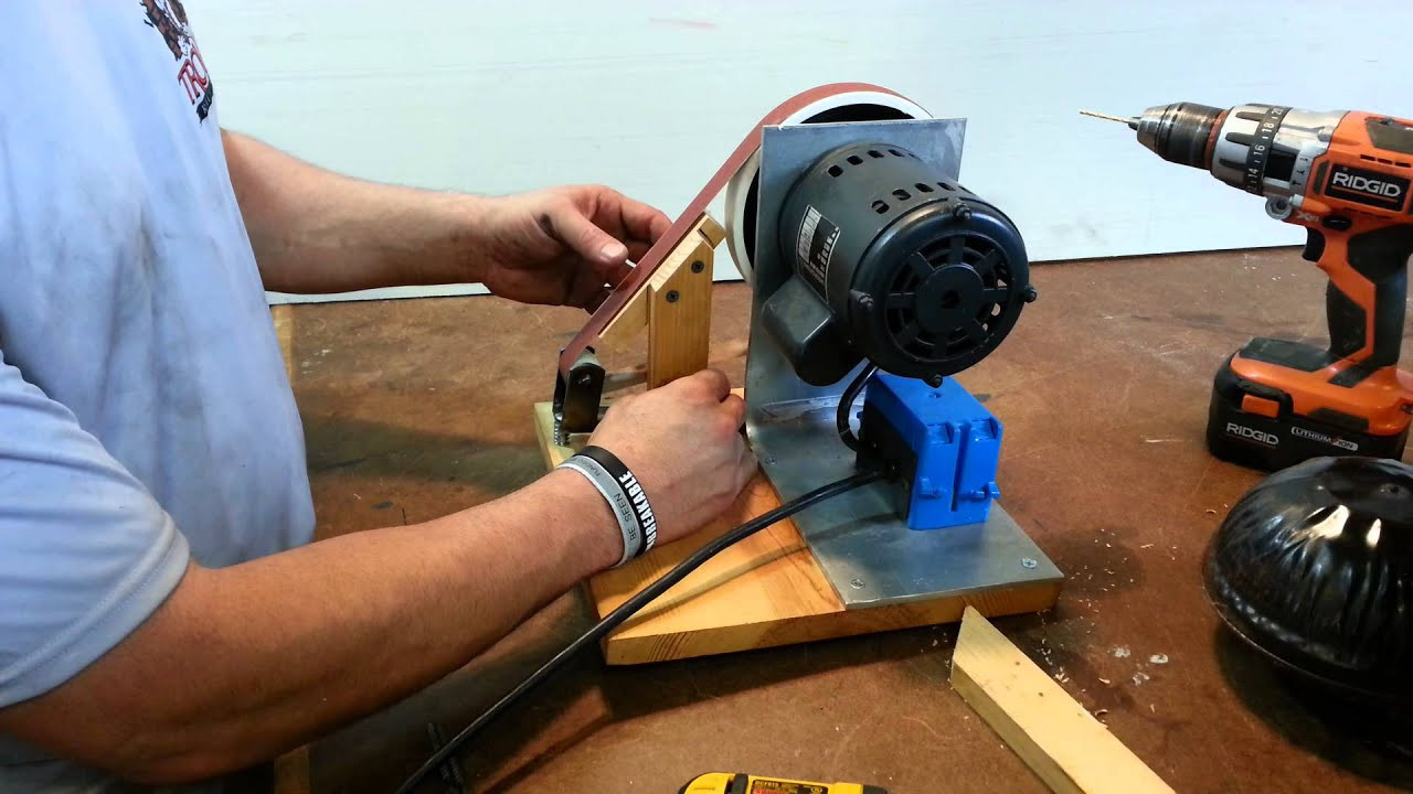 Best ideas about DIY Belt Grinder
. Save or Pin DIY homemade belt sander grinder Now.