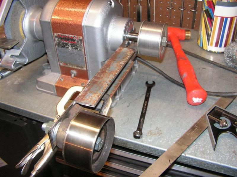 Best ideas about DIY Bench Grinder
. Save or Pin DIY Belt grinder attachment for your bench grinder Now.