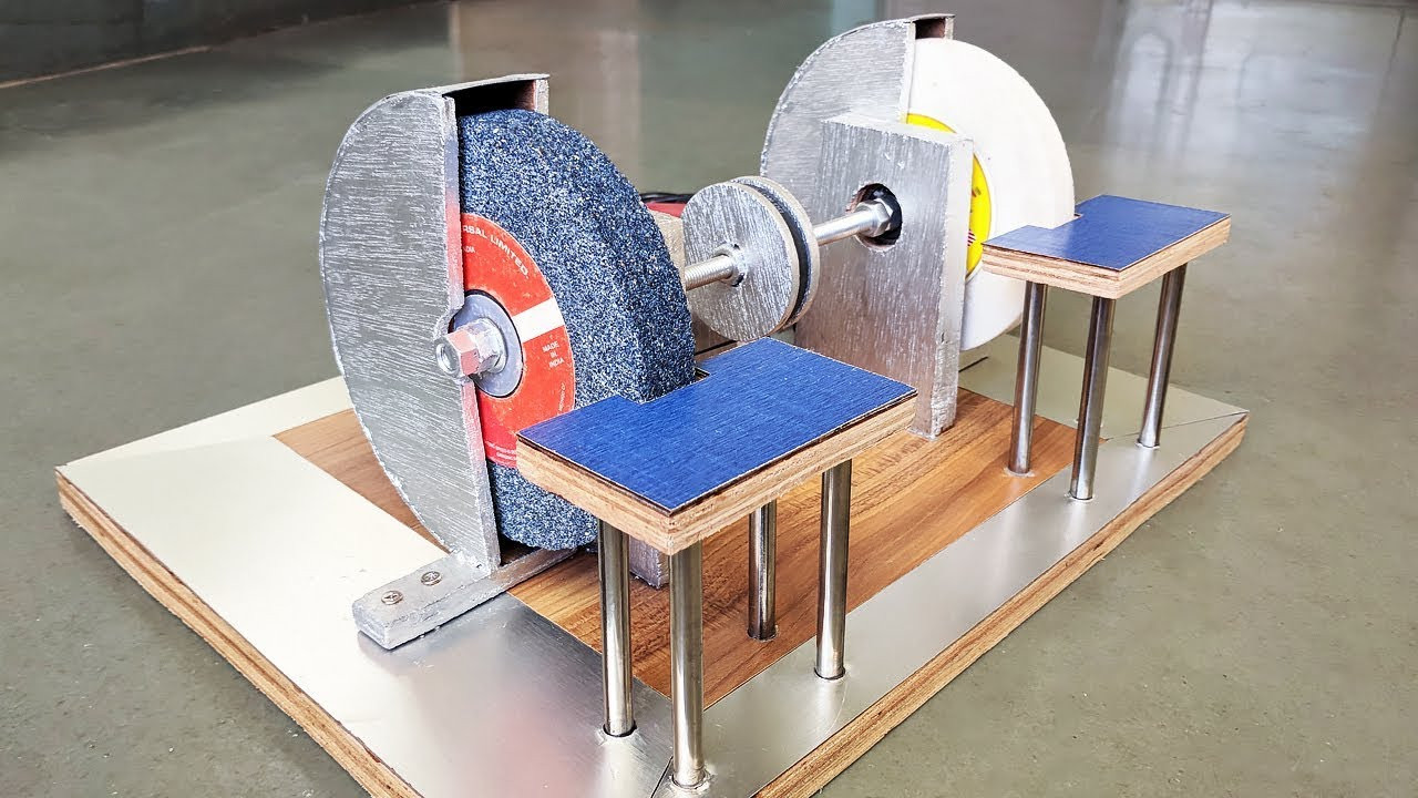 Best ideas about DIY Bench Grinder
. Save or Pin How to Make a Bench Grinder at Home Now.