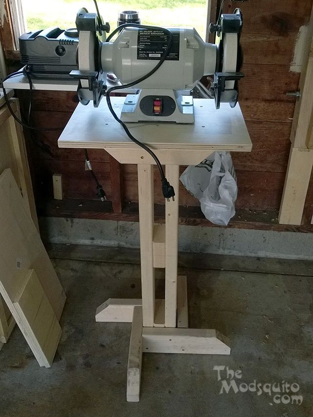 Best ideas about DIY Bench Grinder
. Save or Pin Around the Shop 8 Grinder Stand with plans by Now.