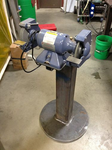 Best ideas about DIY Bench Grinder Stand
. Save or Pin 38 best images about Vice Stands on Pinterest Now.