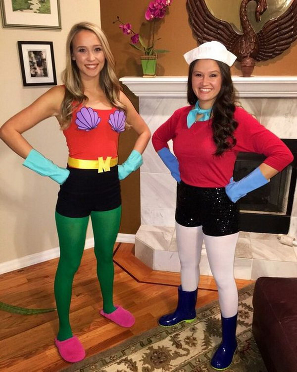 Best ideas about DIY Best Friend Halloween Costumes
. Save or Pin 20 Best Friend Halloween Costumes for Girls Now.