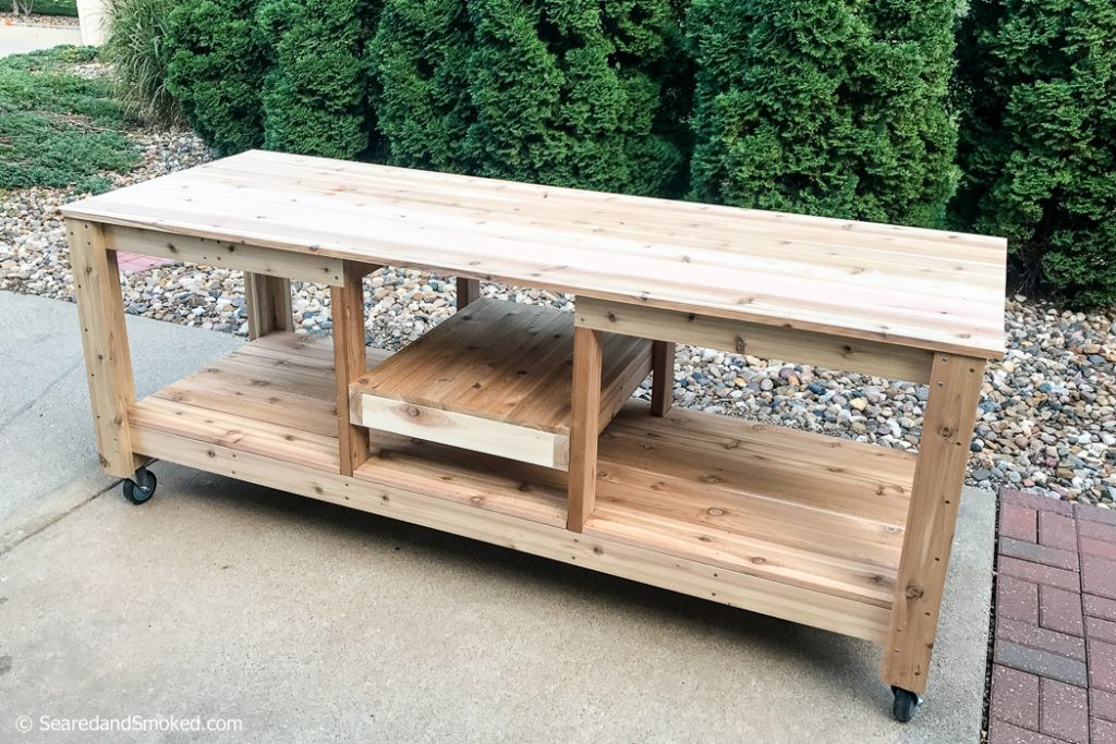 Best ideas about DIY Big Green Egg Table
. Save or Pin Build your own Big Green Egg Table Now.