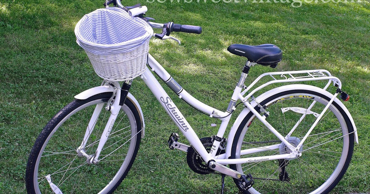 Best ideas about DIY Bike Basket
. Save or Pin Sew Sweet Vintage DIY bike basket liner Now.