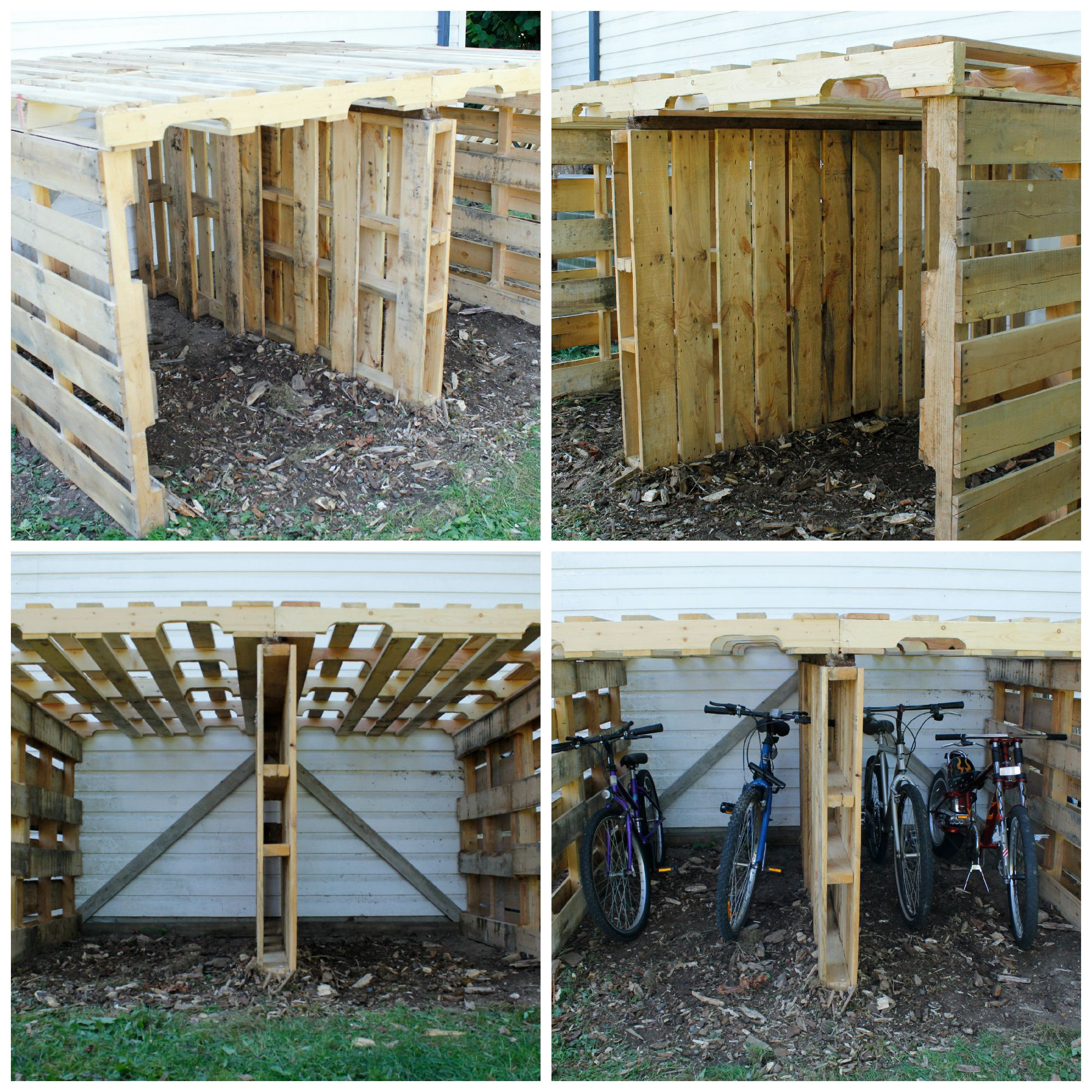 Best ideas about DIY Bike Storage Shed
. Save or Pin Pallet Board Bike Shed My husband built this so the bikes Now.