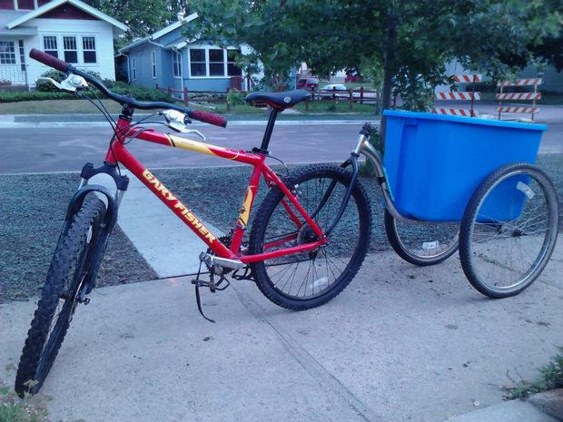 Best ideas about DIY Bike Trailer
. Save or Pin DIY No Welding Required Bike Trailer The Prepared Page Now.