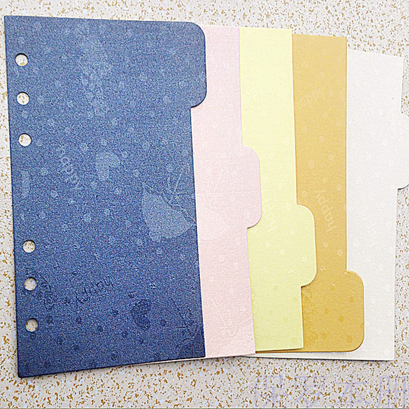 Best ideas about DIY Binder Dividers
. Save or Pin Gold card page inner core notebook Binder Index Dividers Now.