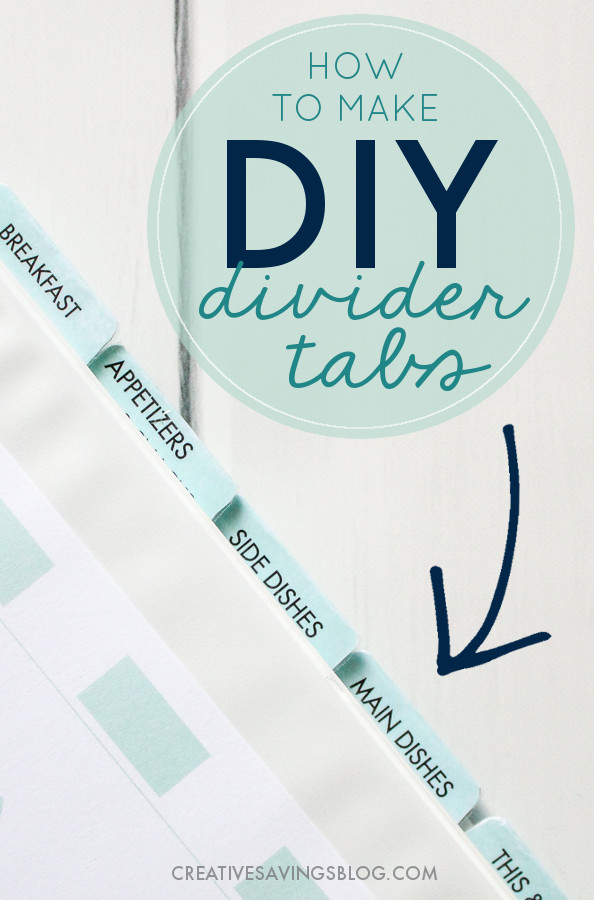 Best ideas about DIY Binder Dividers
. Save or Pin DIY Divider Tabs The Easiest Trick for Binder Organization Now.