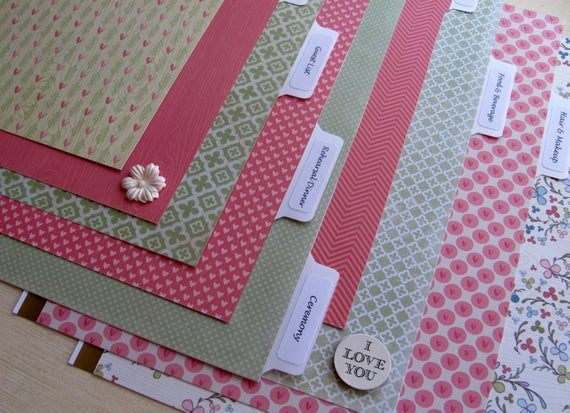 Best ideas about DIY Binder Dividers
. Save or Pin Items similar to DIY 15 Wedding Planner Binder Dividers Now.
