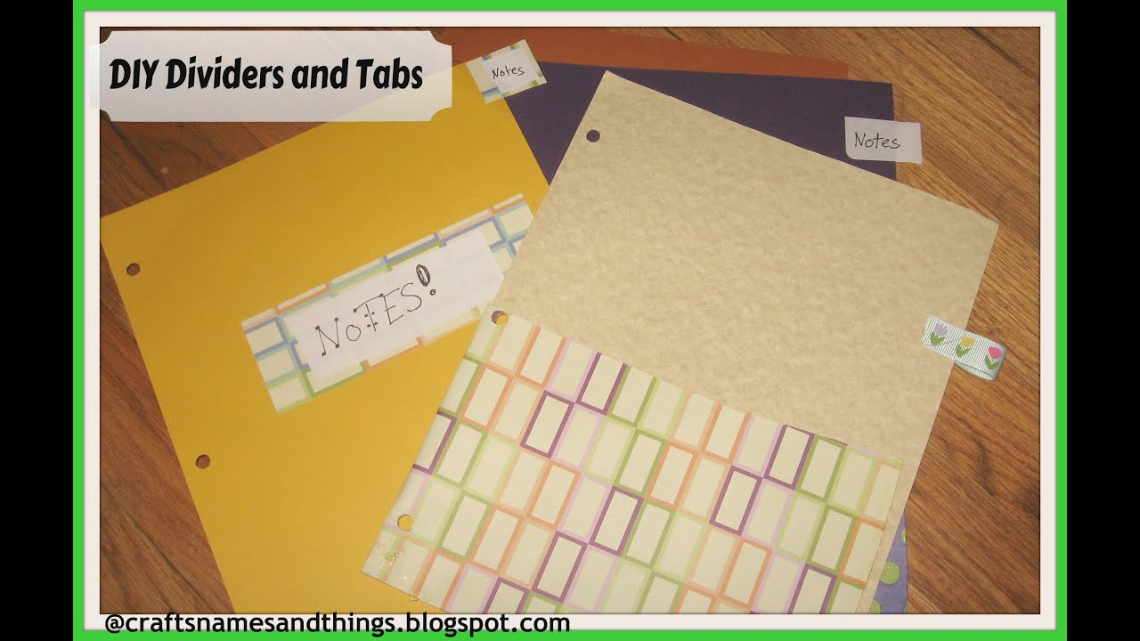 Best ideas about DIY Binder Dividers
. Save or Pin DIY how to make Binder Dividers with Pockets and Tabs DIY Now.