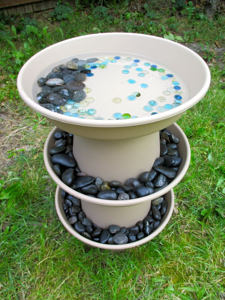 Best ideas about DIY Bird Bath Fountain
. Save or Pin 10 Beautiful DIY Bird Bath Ideas Now.