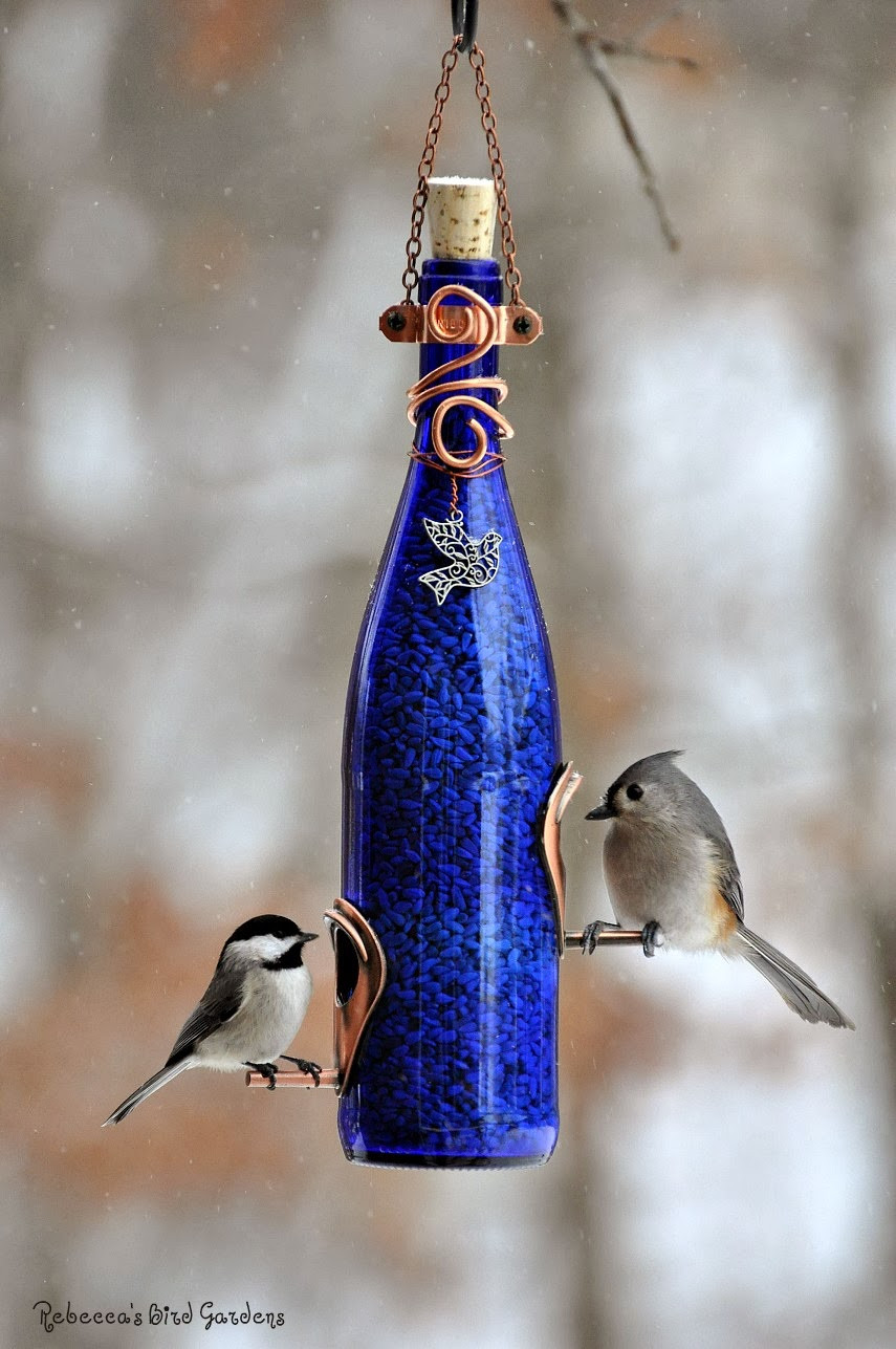 Best ideas about DIY Bird Feeder
. Save or Pin Rebecca s Bird Gardens Blog DIY Wine Bottle Bird Feeders Now.