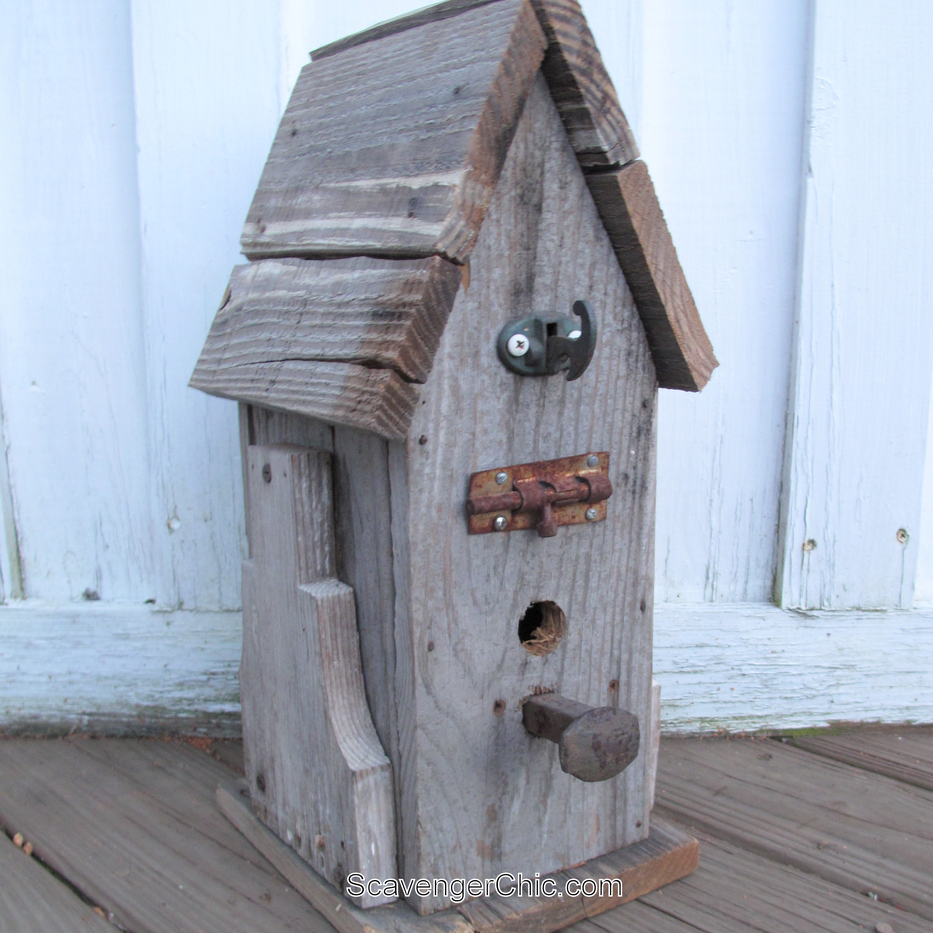 Best ideas about DIY Bird House
. Save or Pin Junky Pallet Wood Birdhouse Scavenger Chic Now.