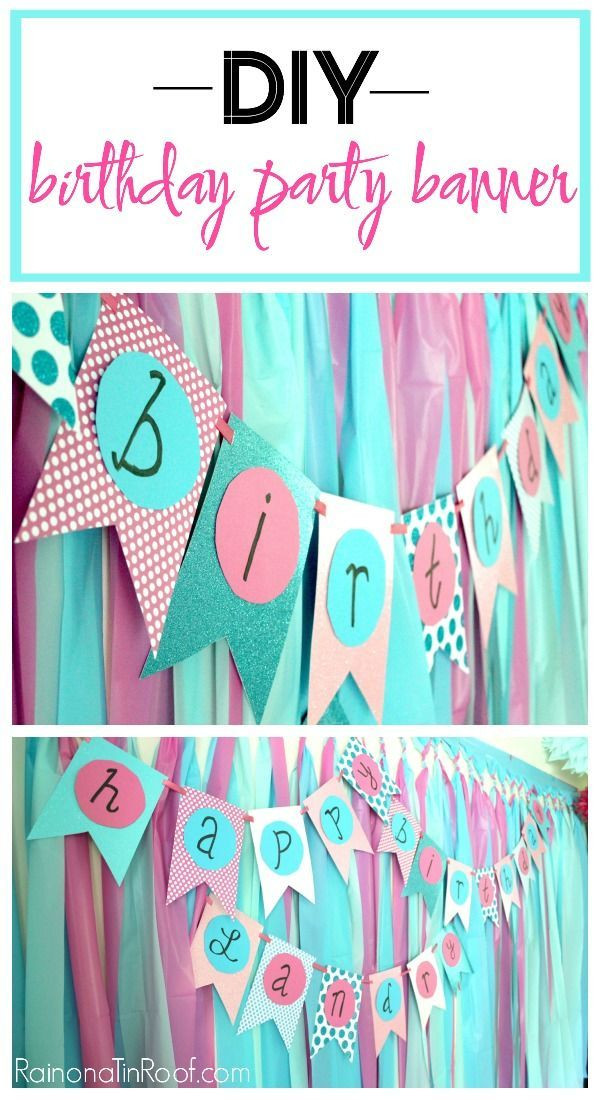 Best ideas about DIY Birthday Banner
. Save or Pin Simple DIY Birthday Banner Tutorial Now.