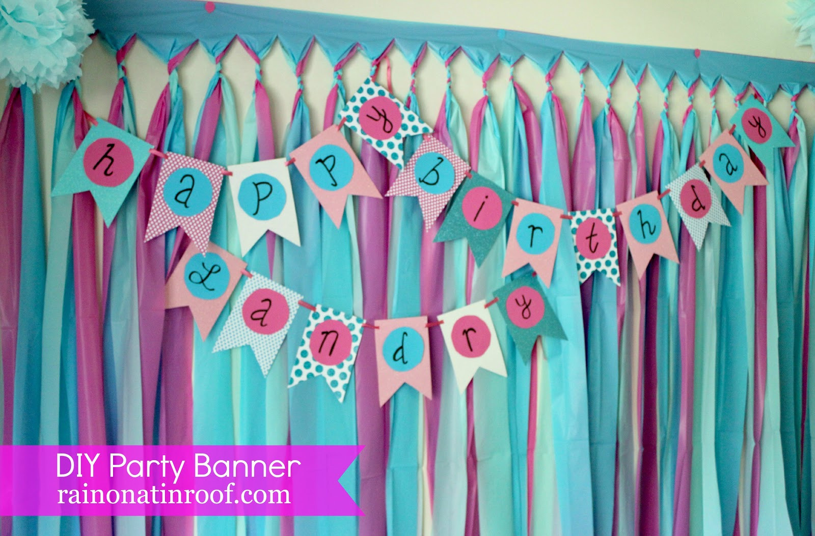 Best ideas about DIY Birthday Banner
. Save or Pin Simple DIY Birthday Banner Tutorial Now.