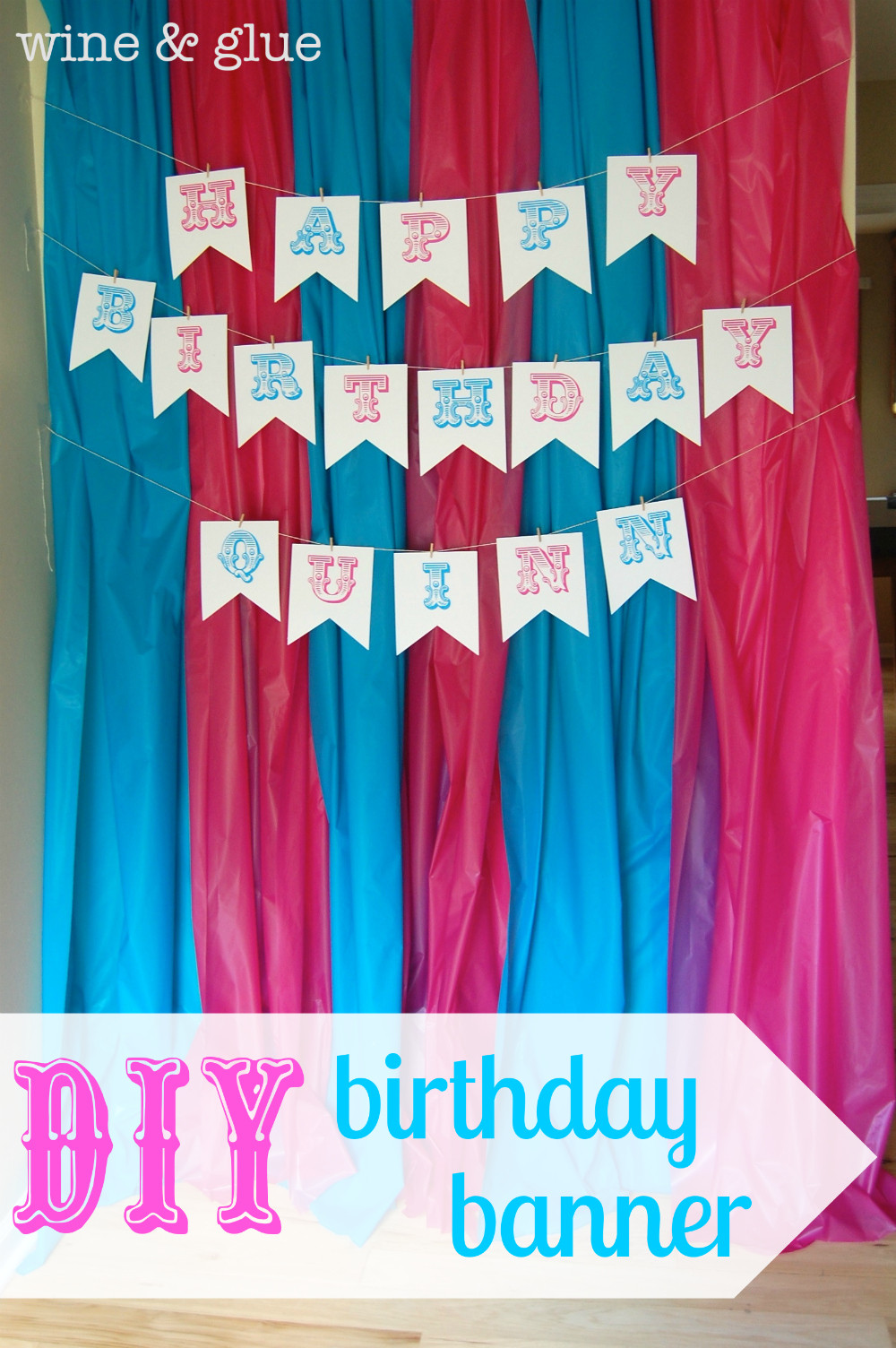 Best ideas about DIY Birthday Banner
. Save or Pin DIY Birthday Banner & Silhouette Designer Software Now.