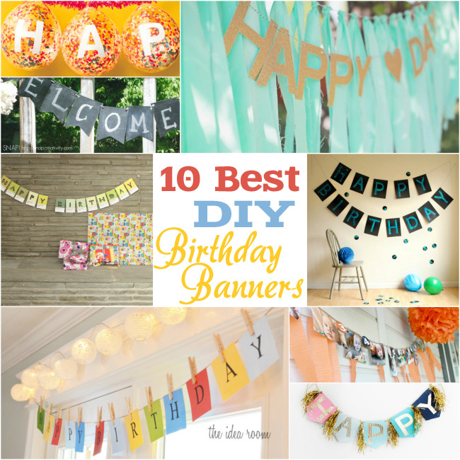 Best ideas about DIY Birthday Banner
. Save or Pin 10 Best DIY Birthday Banners Design Dazzle Now.