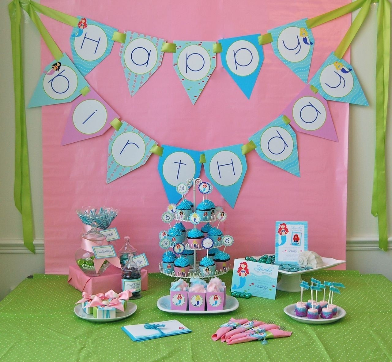 Best ideas about DIY Birthday Banner
. Save or Pin Little Mermaids Happy Birthday Banner DIY Printable Now.