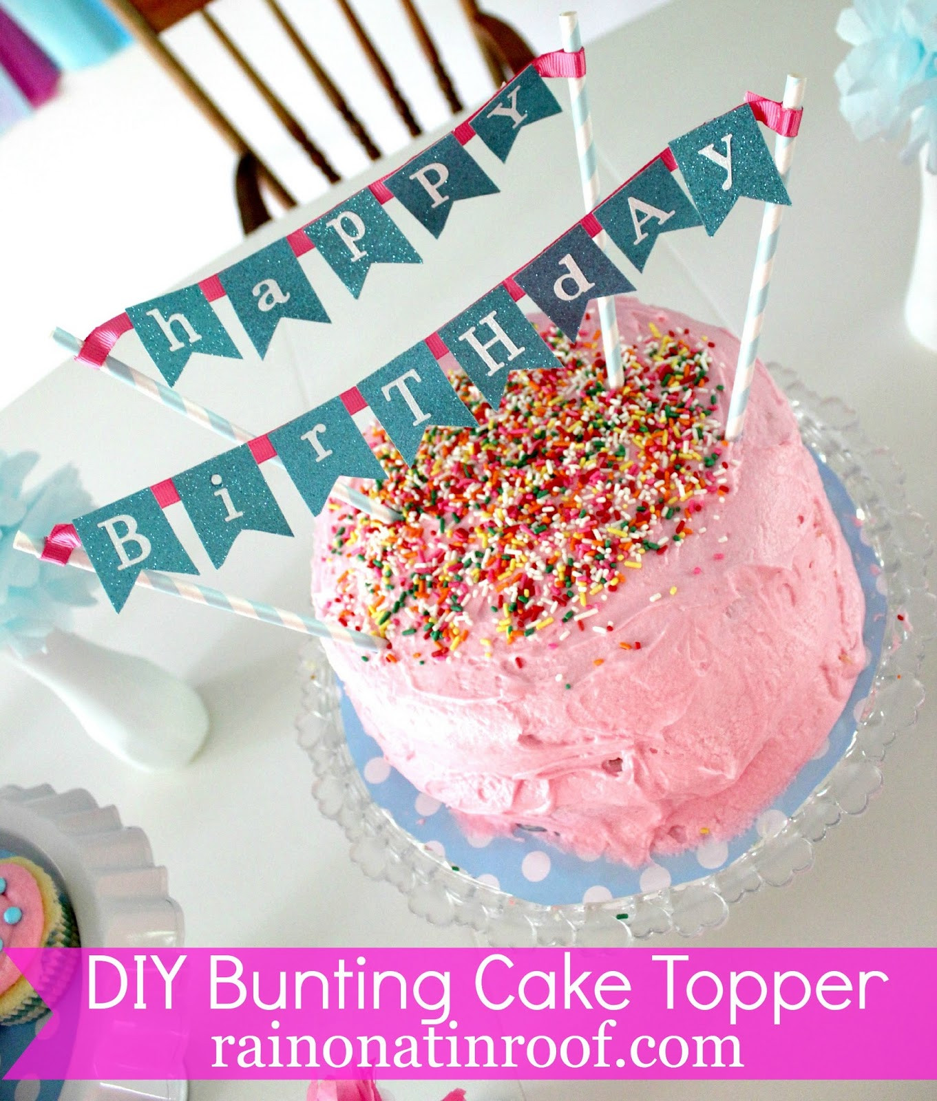 Best ideas about DIY Birthday Cake
. Save or Pin Easy DIY Cake Topper in Under an Hour Now.