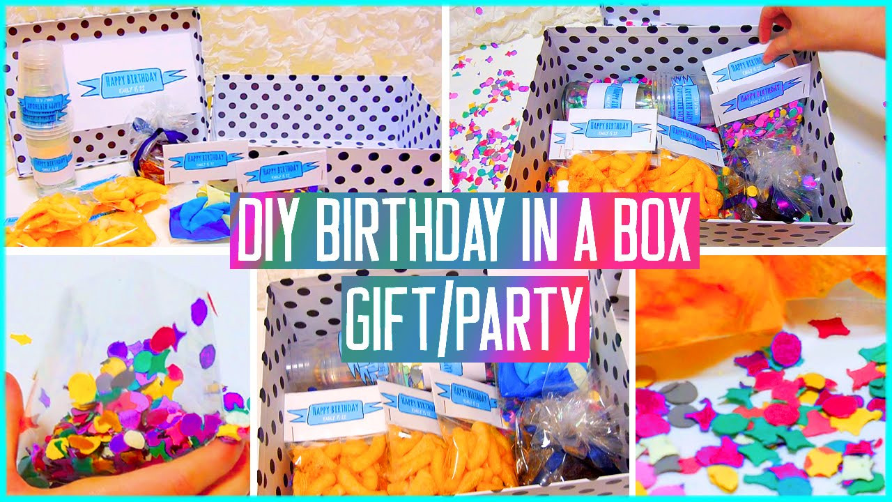 Best ideas about DIY Birthday Gifts For Best Friend Tumblr
. Save or Pin DIY Birthday in a box Throw a mini party for your friend Now.