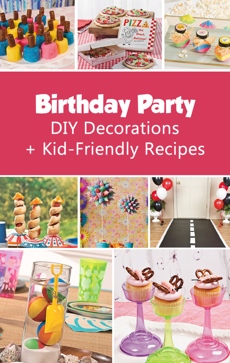 Best ideas about Diy Birthday Party Decorations
. Save or Pin DIY Party Decorations Kid Friendly Recipes Now.