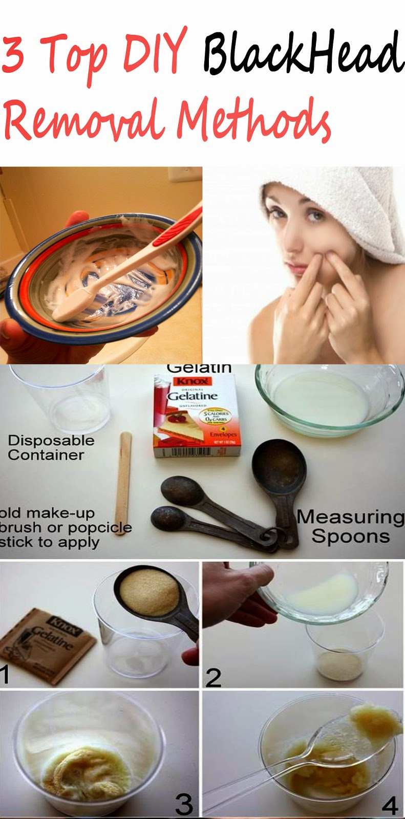 Best ideas about DIY Blackhead Remover
. Save or Pin 3 Top DIY Black Head Removal Methods ABCDiy Now.