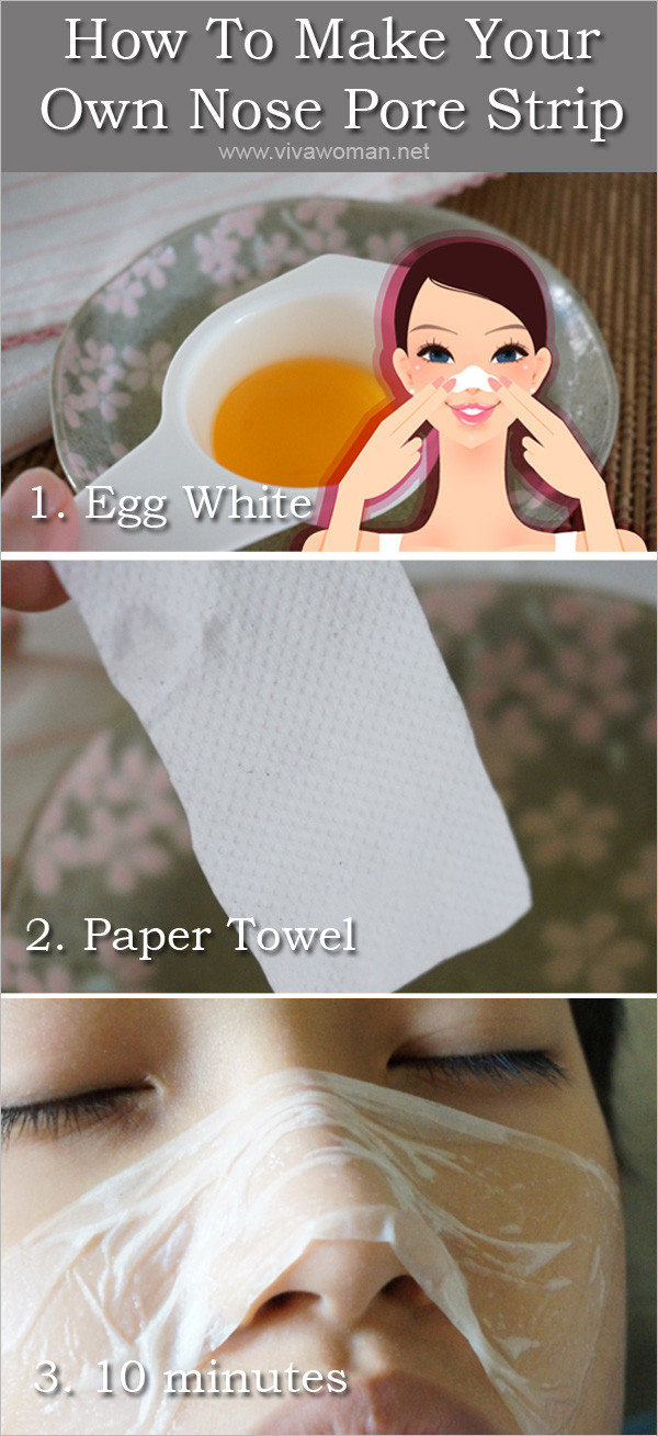 Best ideas about DIY Blackhead Strips
. Save or Pin How to make your own nose pore strip to remove blackheads Now.